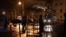 UKRAINE - People wait at a tram stop during a blackout in Kyiv, Ukraine, Sunday, Nov. 6, 2022
