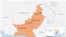 Pakistan, Balochistan - locator map