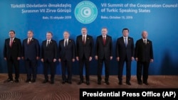 Ադրբեջան - Թյուրքական խորհրդի գագաթնաժողովի մասնակիցները, Բաքու, 15-ը հոկտեմբերի, 2019թ․