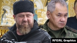 Рамзан Кадиров (л) і Сергій Шойгу, фотоколаж