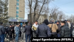 Акцияга чыккандар. 2023-жылдын 6-февралы.
