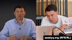 Ыдырыс Исаков жана Улубек Карыбек уулу.