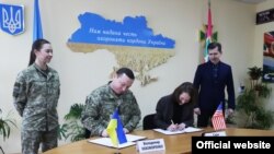 Подписание Плана совместных действий по усилению северного и восточного участков украинской границы Украины и США