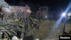 Польшада ракет шартлаган урын