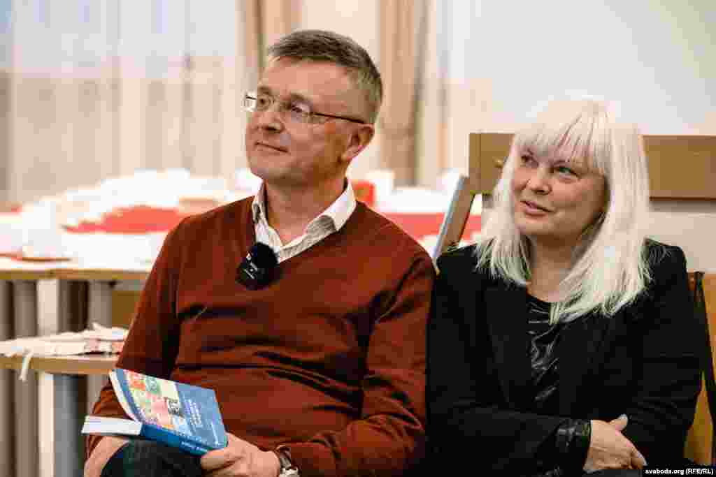 Сяргей Абламейка з жонкай Вольгай