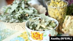 Торатау итәгендә җыелган үләннәр