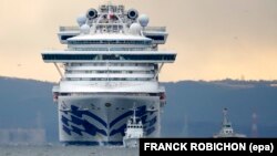 Карантиндаги Diamond Princess кемаси.