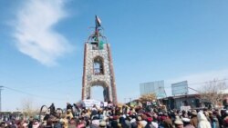 راه‌پیمایی‌ مردم پکتیا در پیوند به‌نتایجِ نهایی انتخابات