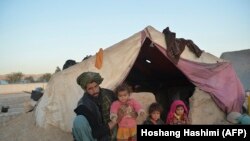 یک خانواده بی‌بضاعت افغان