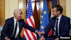 ԱՄՆ նախագահ Ջո Բայդեն և Ֆրանսիայի նախագահ Էմանյուել Մակրոն, արխիվ