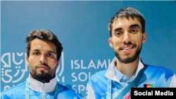 محسن رضایی، ورزشکار تیم ملی تکواندو و جعفر سلطانی، ووشوکار