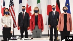 «Մեծ յոթնյակի» (G7) երկրների արտգործնախարարները Լիվերպուլում, 12-ը դեկտեմբերի, 2021թ․