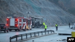 Автокырсык болгон жер. Болгария. 23-ноябрь, 2021-жыл.