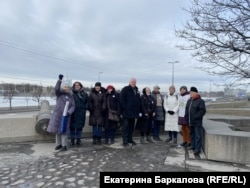 Градозащитники собрались у Охтинского мыса