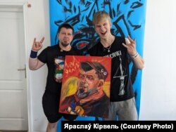 Алесь Дзянісаў і Яраслаў Кірвель