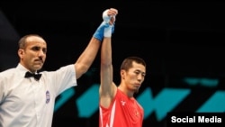 Мунарбек Сейитбек уулу мелдеш учурунда.