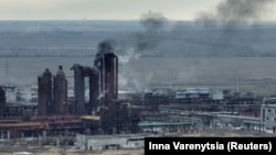 Вид з дрону на Авдіївський коксохім після захоплення міста російськими військами, 20 лютого 2024 року