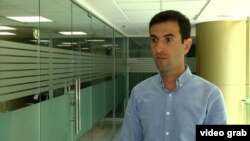 Armenia -- Journalist Tirayr Muradian speaks to RFE/RL, July 18, 2023.