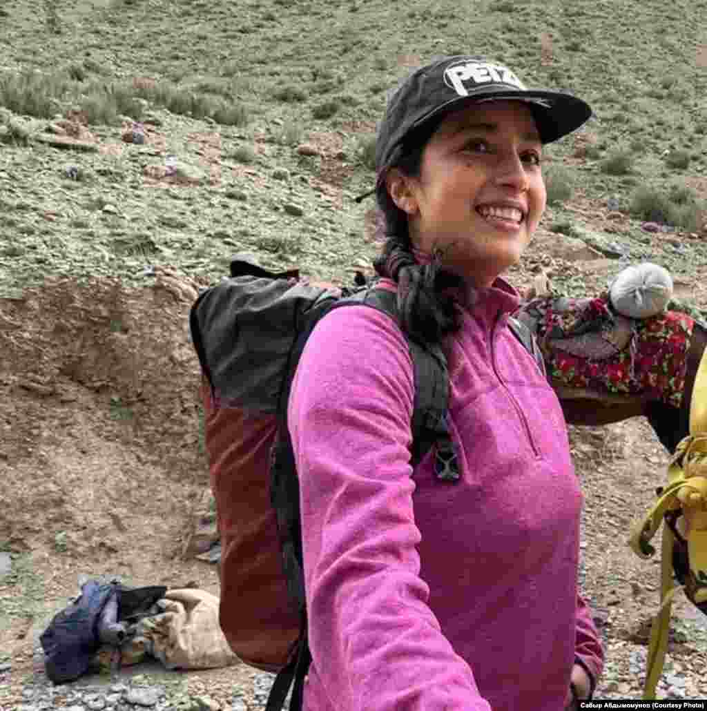 Эквадордон келген альпинист Дамарис