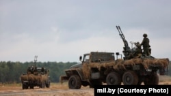 Вайсковыя вучэньні АДКБ «Узаемадзеньне-2023» у Беларусі, жнівень 2023 году. Ілюстрацыйнае фота