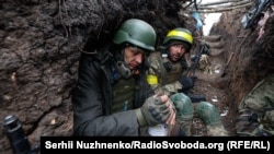 Українські бійці на передовій під Бахмутом. Травень 2023 року