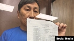 Казак активисти Марат Жыланбаев сотто.