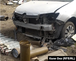 Маріупольські двори були всіяні танковими снарядами