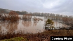 Сакмар елгасы быел җәелгән, су дәрәҗәсе күтәрелгән (Оренбур өлкәсе)