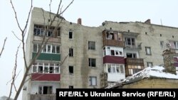 Наслідки попередніх російських ударів по Лиману, архівне фото