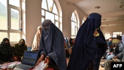 Ооганстандык аялдар. Иллюстрациялык сүрөт