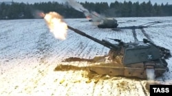 Російські самохідні артилерійські установки «Мста-СМ2»