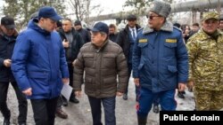 Акылбек Жапаров Бишкек ЖЭБинде. 2-февраль, 2024-жыл.