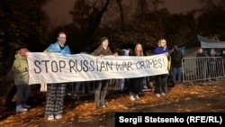 Учасники акції, Прага, 11 листопада 2023 року