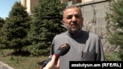 Արցախի թեմի առաջնորդ Վրթանես եպիսկոպոս Աբրահամյանը զրուցում է «Ազատության» հետ, Երևան, 17-ը ապրիլի, 2024թ.