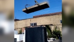A Ukrainian Creates An Indoor Shelter, Drops A 1-Ton Weight On Himself To Test It