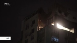 Нічний удар по Києву: наслідки влучання в багатоповерхівку (відео)