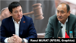 Жусупбек Коргонбай уулу жана Алымкадыр Бейшеналиев. Коллаж.