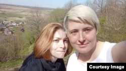 Лена Патяева и Седа Сулейманова, архивная фотография