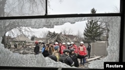 Орус армиясынын Запорожье шаарына жасаган аба чабуулунун кесепети. 29-декабрь, 2023-жыл.