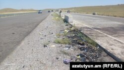 Դեպքի վայրը պատահարից ժամեր անց, 24-ը օգոստոսի, 2023թ.