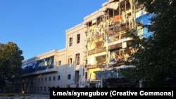 Harkowa urlan zarbanyň yzlary. 24-nji iýul, 2024. 