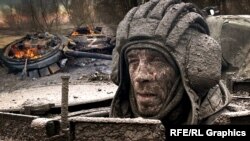 Ситуація на фронті в Україні загострилась. Фотоколаж