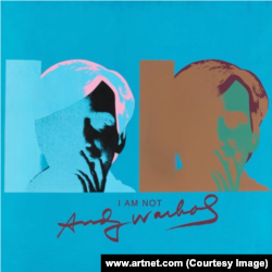 Я не Энди Уорхол. 2006. Холст, шелкография. 100 х100 см.