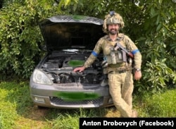 Антон Дробович, голова Українського інституту національної пам'яті на фронті російсько-української війни. Україна, 25 червня 2023 року