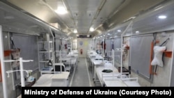 Міноборони показало санітарний вагон «Укрзалізниці» для евакуації поранених військових. Лютий, 2024