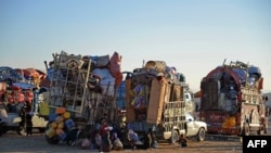 افغان های که از پاکستان اخراج شده اند