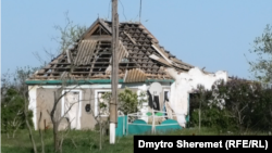 Розбиті будинки на Херсонщині, Сухи Ставок, квітень 2023 року