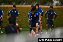 Жапония курама командасынын Доха шаарындагы машыгуусу. 4-январь, 2024-жыл.