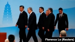 Кытайдын жана Борбор Азиянын лидерлери Сиань шаарындагы саммитте. 19-май, 2023-жыл.