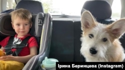 Артем, трирічний син Ірини Беринцевої